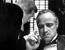 John Boffongucci and Marlon Brando in ``The Gadfadda``