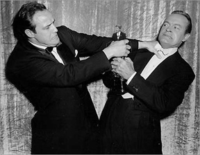 Brando with comedic legend - Bob Hope